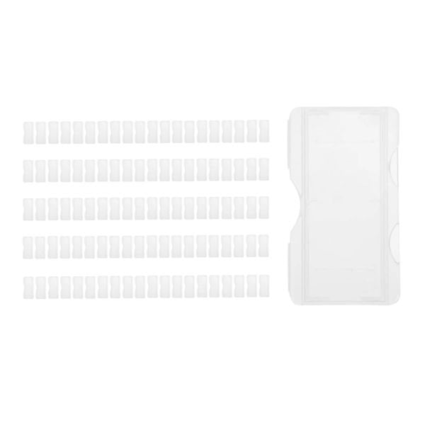 Mikroskop Slide Kutusu - Plastik Slayt Saklama Kabı 1 Yuvalı - Lam Taşıma Standı Tray - 100 Adet Toptan