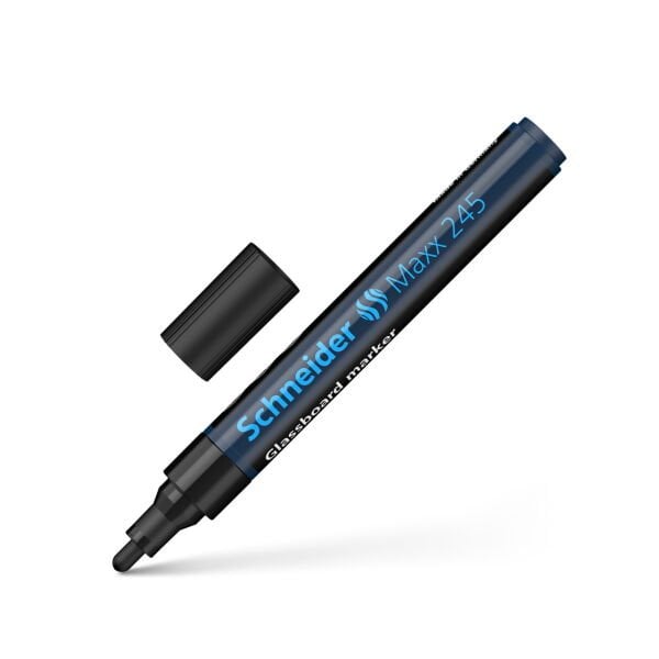 Schneider Maxx245 Asetat Kalemi Siyah - 1-3mm - Cam Markörü