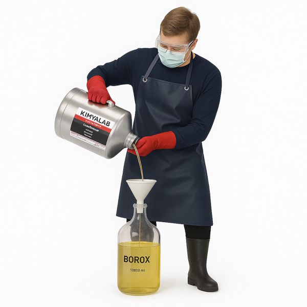 Borox Asit ve Kimyasal Önlüğü PVC Önlük Su Geçirmez Lacivert