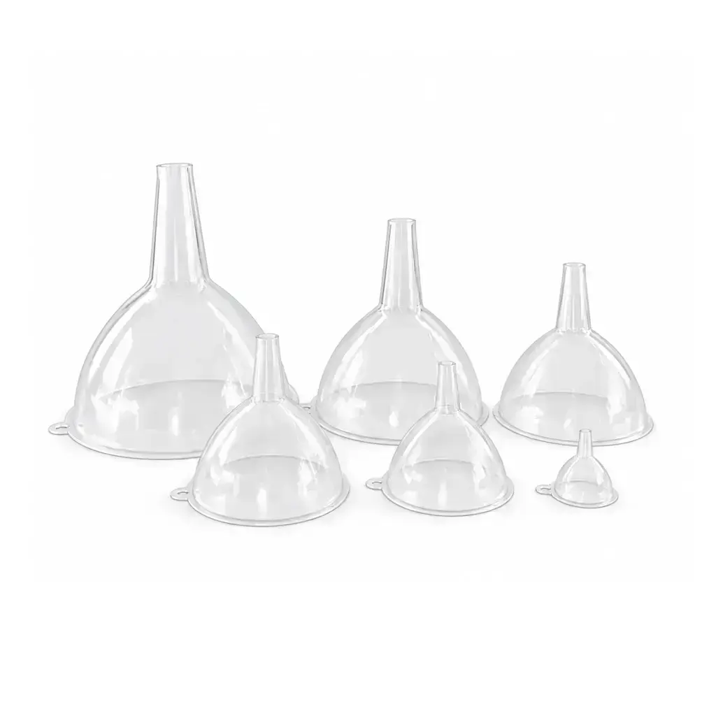 Borox Plastik Huni - PP Huni - 6 Ölçü Set