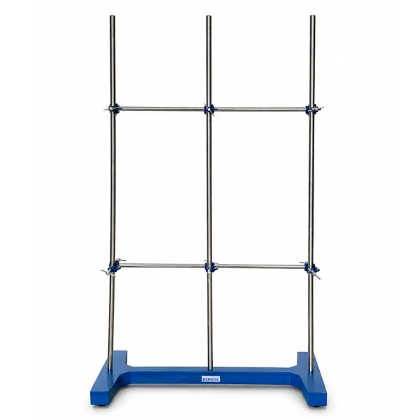 Borox Laboratuvar Destek Standı H Şekilli - Demir 500x250mm