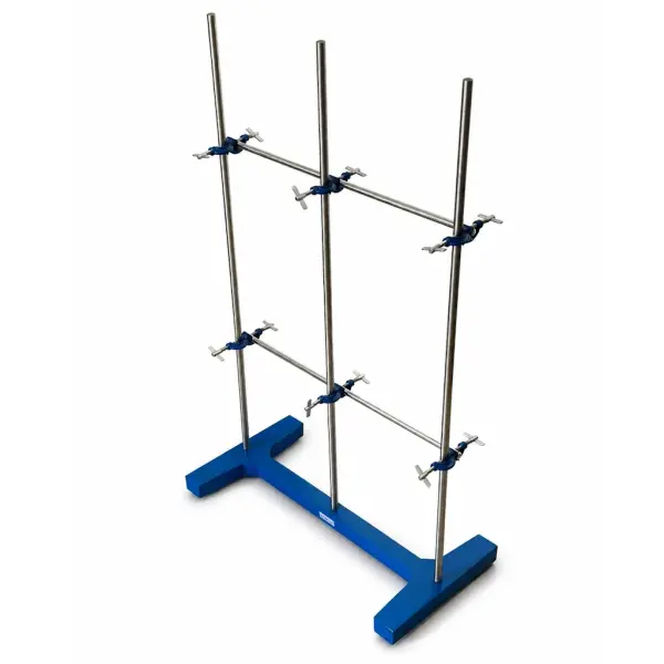 Borox Laboratuvar Destek Standı H Şekilli - Demir 500x250mm