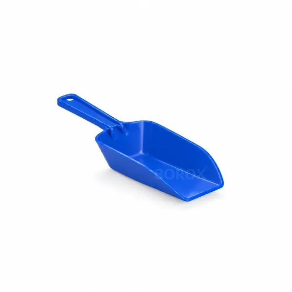 Borox Plastik Kürek Seti - 4lü Tartı Küreği - Mavi - Numune Küreği