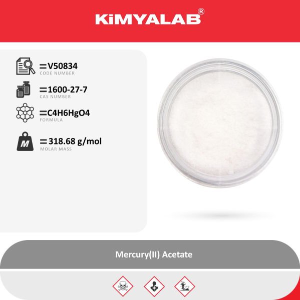 Kimyalab Civa II Asetat 250g - Mercury II Acetate