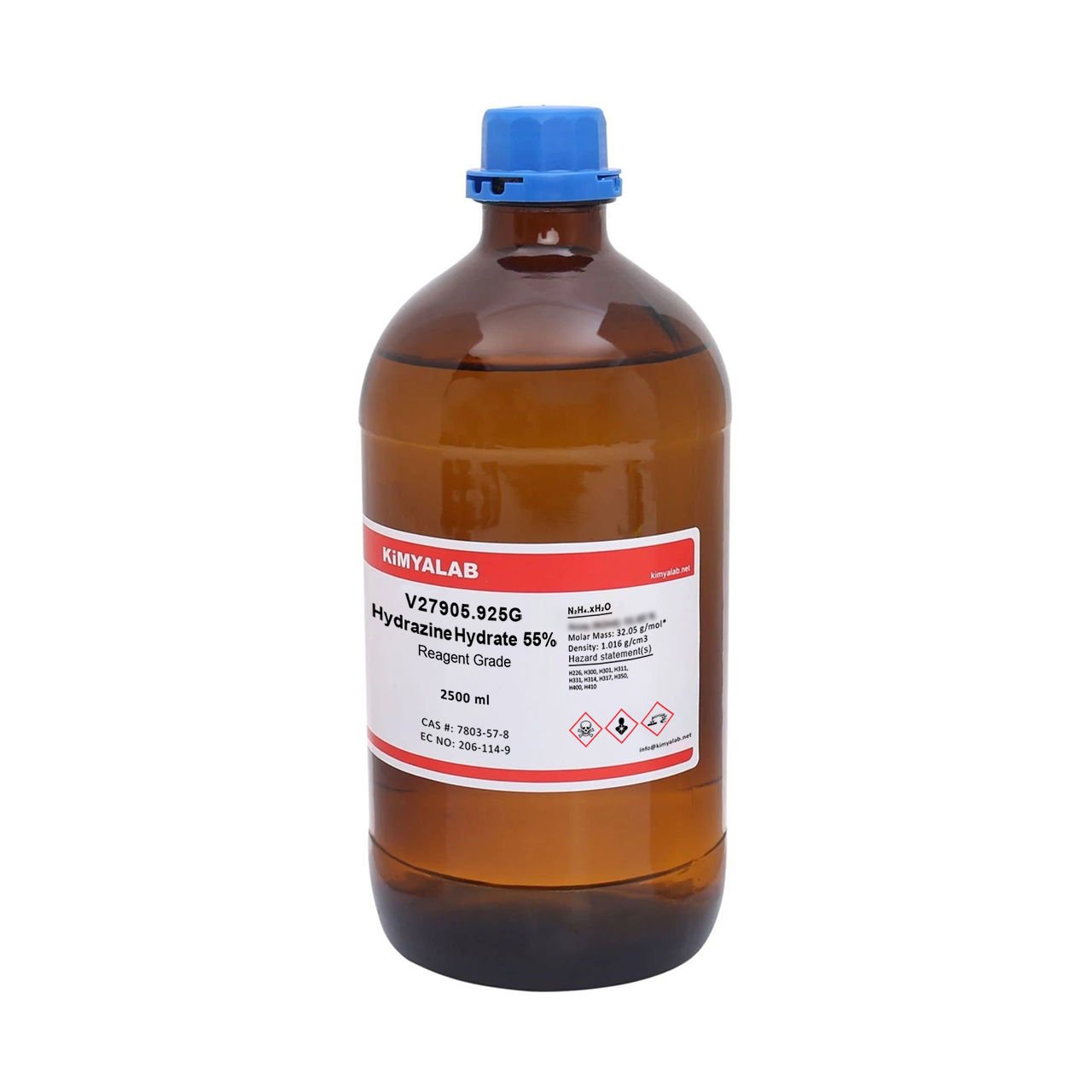 Kimyalab Hidrazin Hidrat Çözeltisi - 2,5L - Hydrazine Hydrate 55%