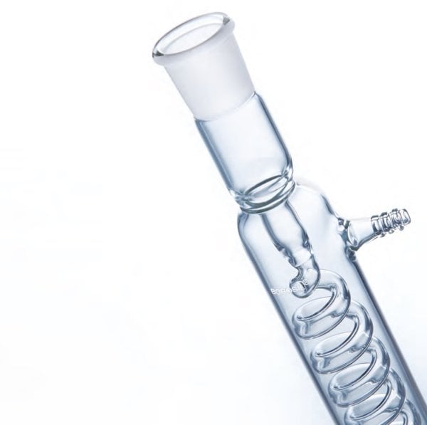 Borosil Cam Spiralli Soğutucu 500 mm - Graham 24/29 Şilifli