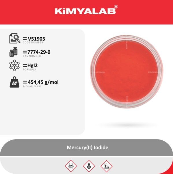 Kimyalab Civa II İyodür 250g - Mercury II Iodide