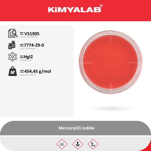 Kimyalab Civa II İyodür 250g - Mercury II Iodide
