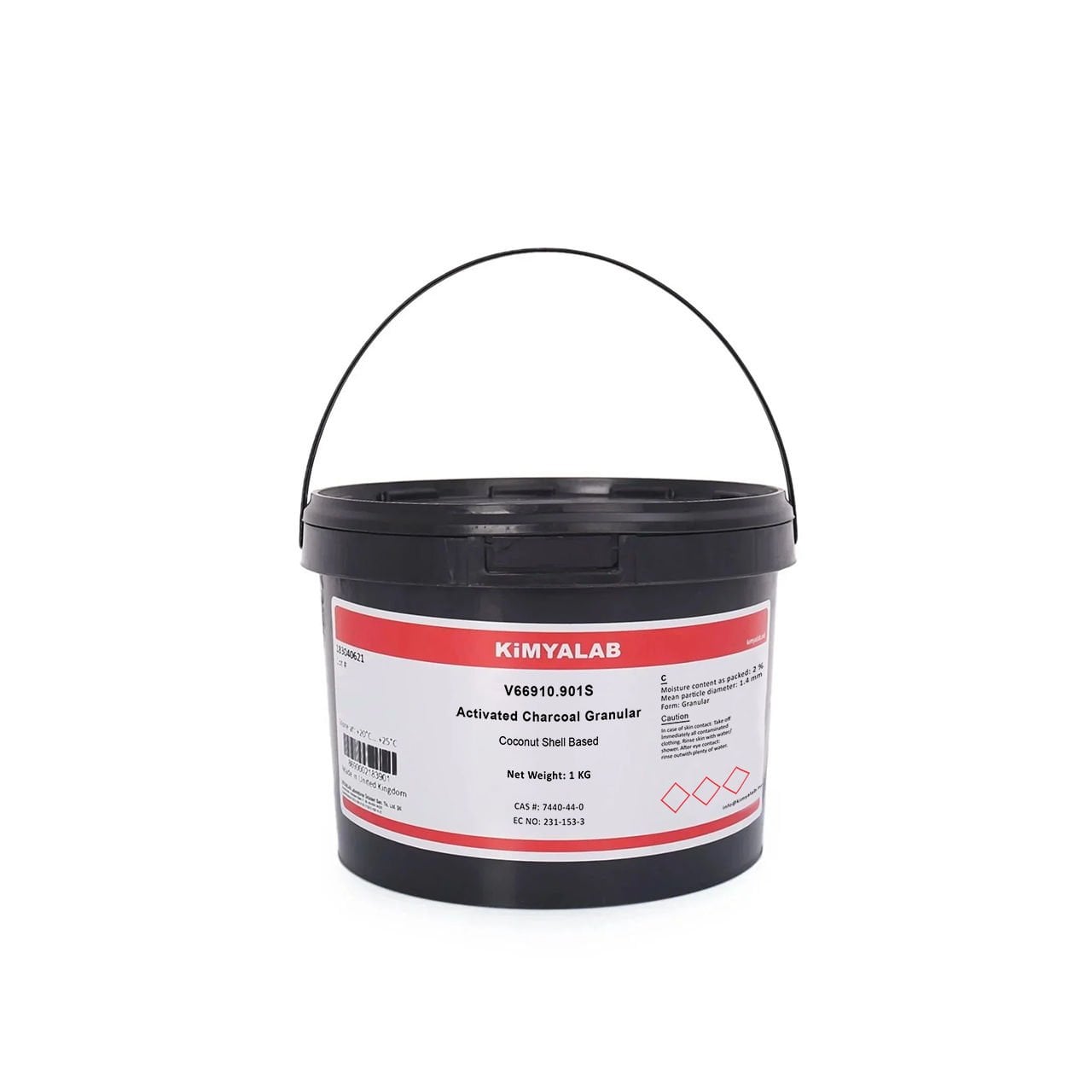 Kimyalab Aktif Karbon Granül 1 Kg - Coconut Bazlı - Activated Carbon