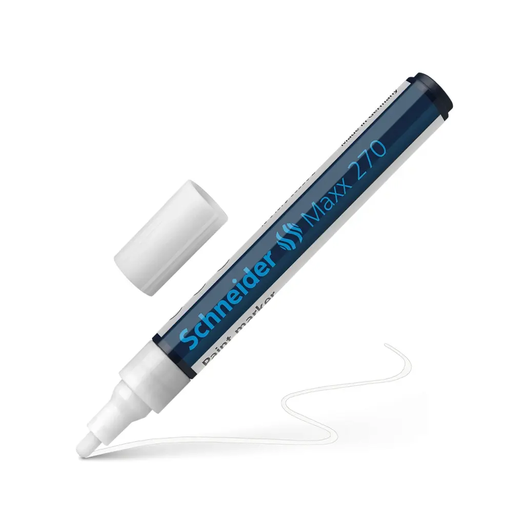 Schneider Maxx 270 Asetat Kalemi Beyaz - 1-3mm - Boya Markörü