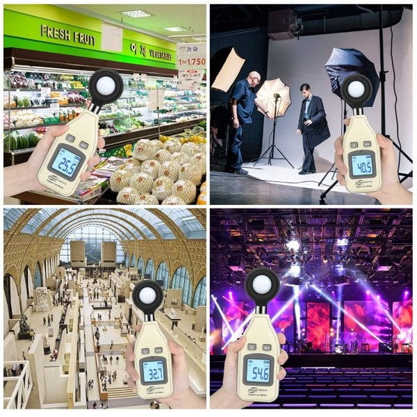 Benetech GM1010 Dijital Lux Metre - Işık Ölçer Luminometre