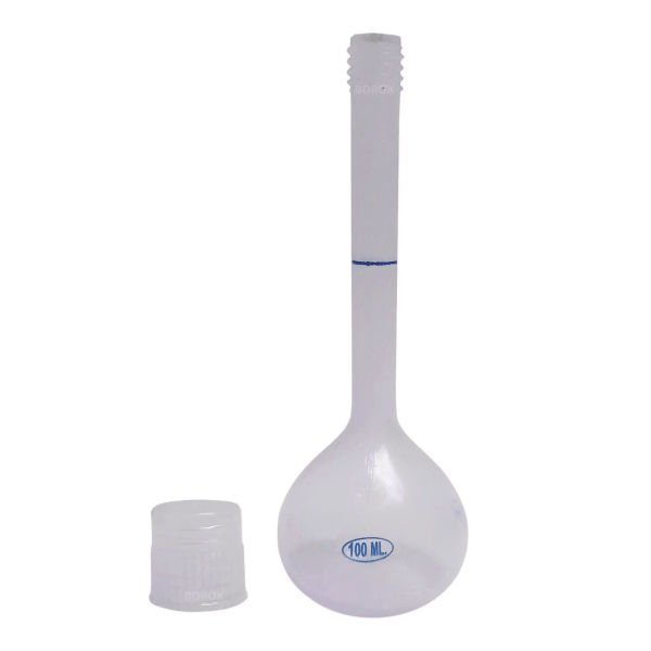 Borox Plastik Balon Joje 25ml - Plastik Kapaklı - Volumetrik Flask