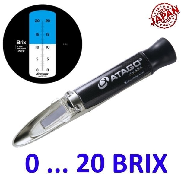 Atago 2383 Master-20M Dürbün El Tip Refraktometre - 0-20Brix