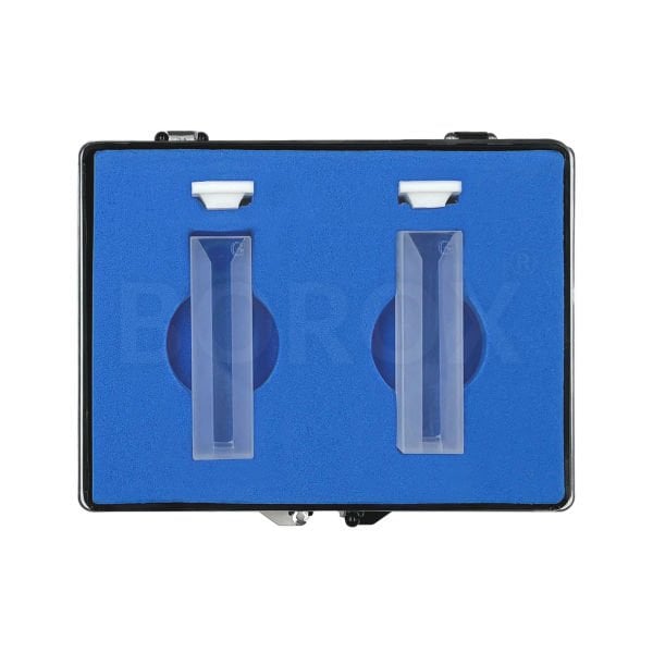 Borox Cam Spektrofotometre Küveti - Semi Mikro 1.4 ml - 2 Adet Kutu