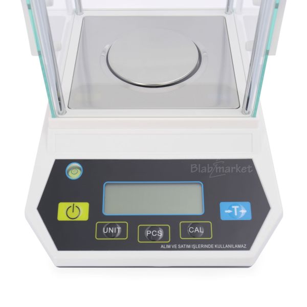 FLY-500 - Hassas Terazi - 500g-0.001g - Şeffaf Fanuslu Akülü