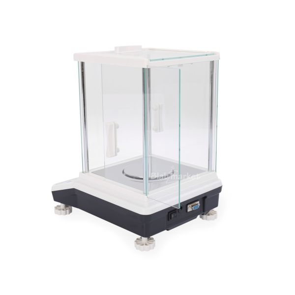 FLY-500 - Hassas Terazi - 500g-0.001g - Şeffaf Fanuslu Akülü