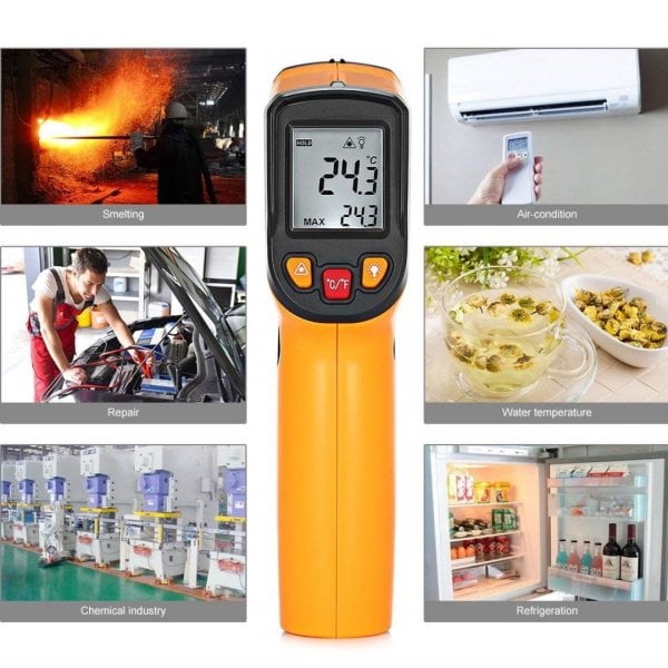 Benetech GM320 Dijital Kızılötesi IR Termometre -50-400°C