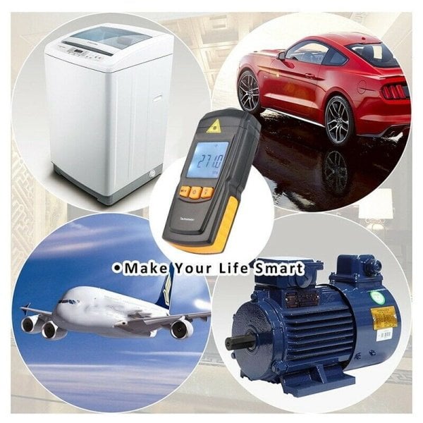 Benetech GM8905 Takometre Lazer RPM Tester - Motor Hız Ölçer