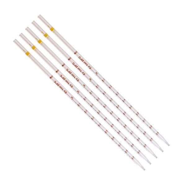 Borox Cam Dereceli Pipet 1 ml - Serolojik Pipet - 1 Adet