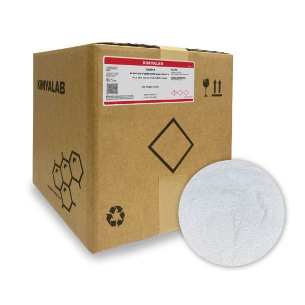 Kimyalab Disodyum Fosfat - Di-Sodium Hydrogen Phosphate Anhydrous - 25 Kg-Koli Toptan