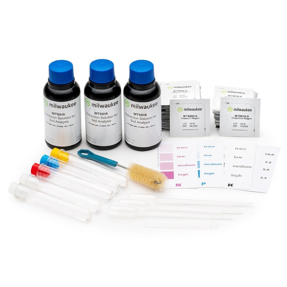 Milwaukee MT6003 Toprak Analiz Kiti, NPK Ölçümü, Azot - Fosfor - Potasyum - Soil Test Kit