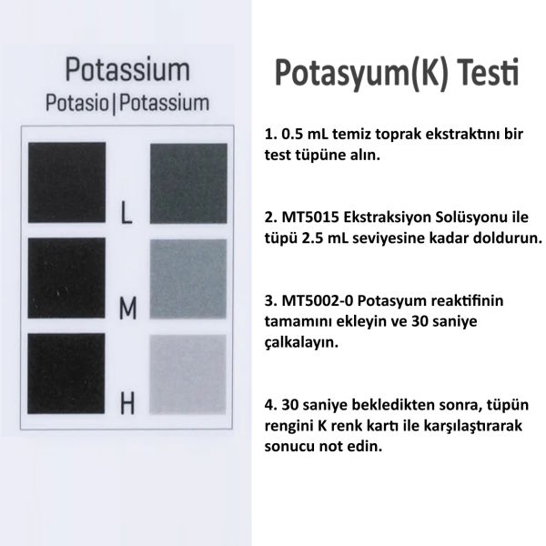 Milwaukee MT6003 Toprak Analiz Kiti, NPK Ölçümü, Azot - Fosfor - Potasyum - Soil Test Kit