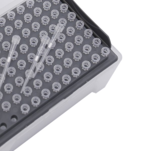 Borox Filtreli Pipet Ucu Steril 10 µl - Uzun Şeffaf - 96Adet-Paket