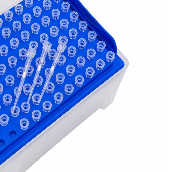 Borox Filtreli Pipet Ucu Steril 10 µl - Uzun Şeffaf - 96Adet-Paket