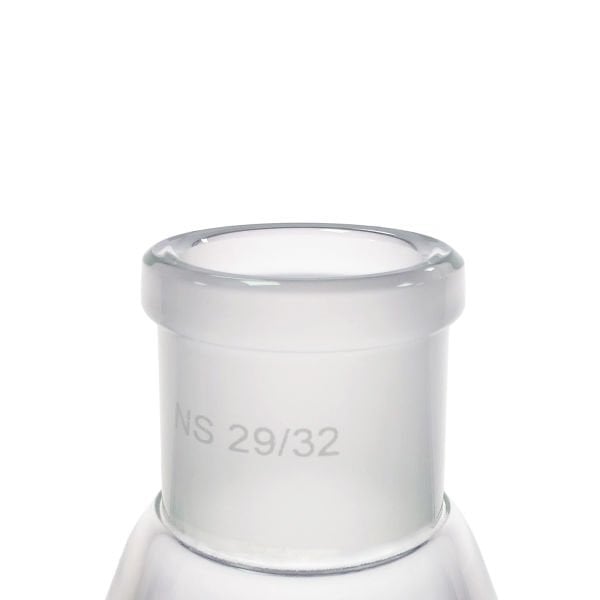 Borox Cam Ayırma Hunisi 500 ml - Konik Tip - Teflon Musluklu Tıpalı - Hacim Ölçekli