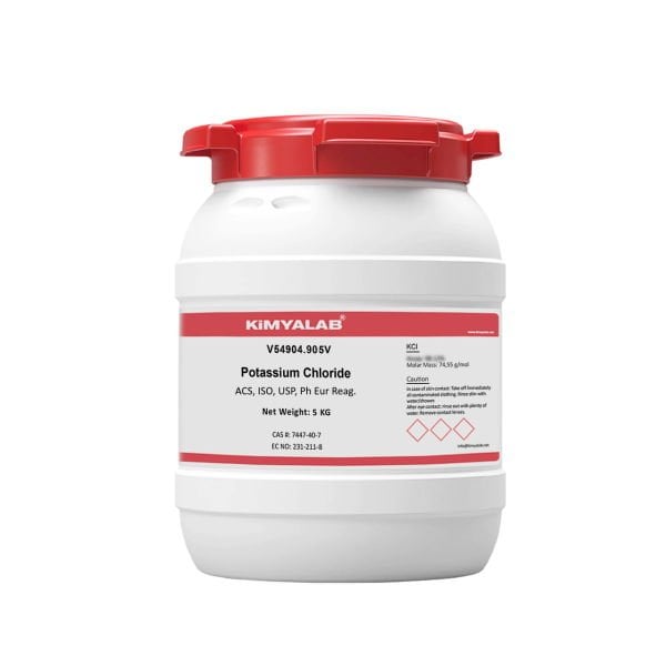 Kimyalab Potasyum Klorür - Potassium Chloride USP - 5 Kg-HDPE Varil