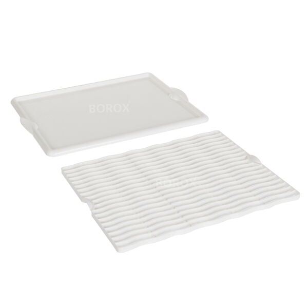 Borox Laboratuvar Kurutma Tepsisi - Bulaşıklık Kurutma Sepeti