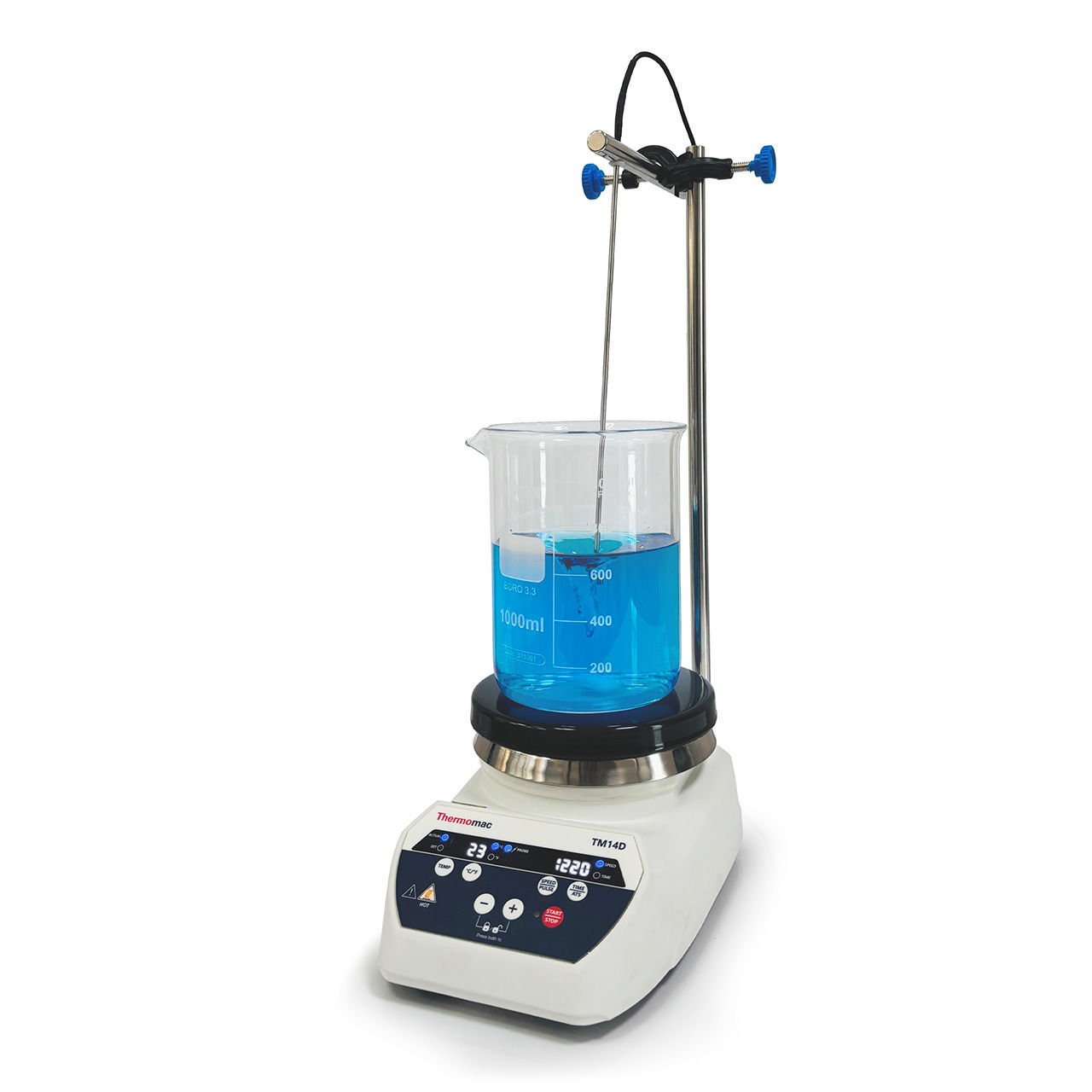 Thermomac TM14D Dijital Isıtıcılı Manyetik Karıştırıcı 10L - Digital Hot Plate Stirrer - 10 Litre Isıtıcı Tabla