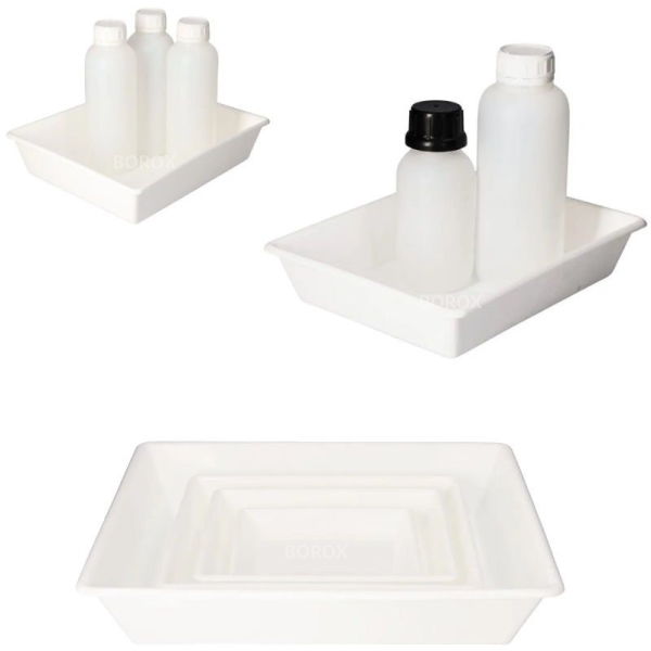 Borox Numune Taşıma Tepsisi 12L - PP Tepsi - Numune Kabı - Tray