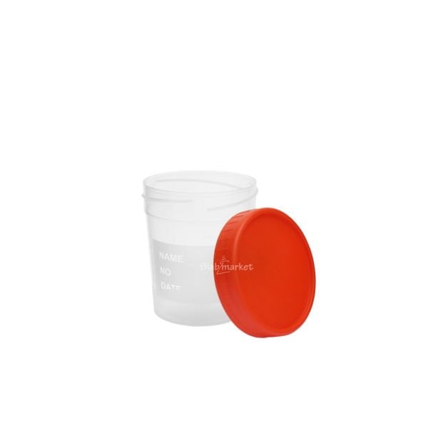 İdrar Numune Kabı 100ml - Aseptik Steril Beher 100 Adet