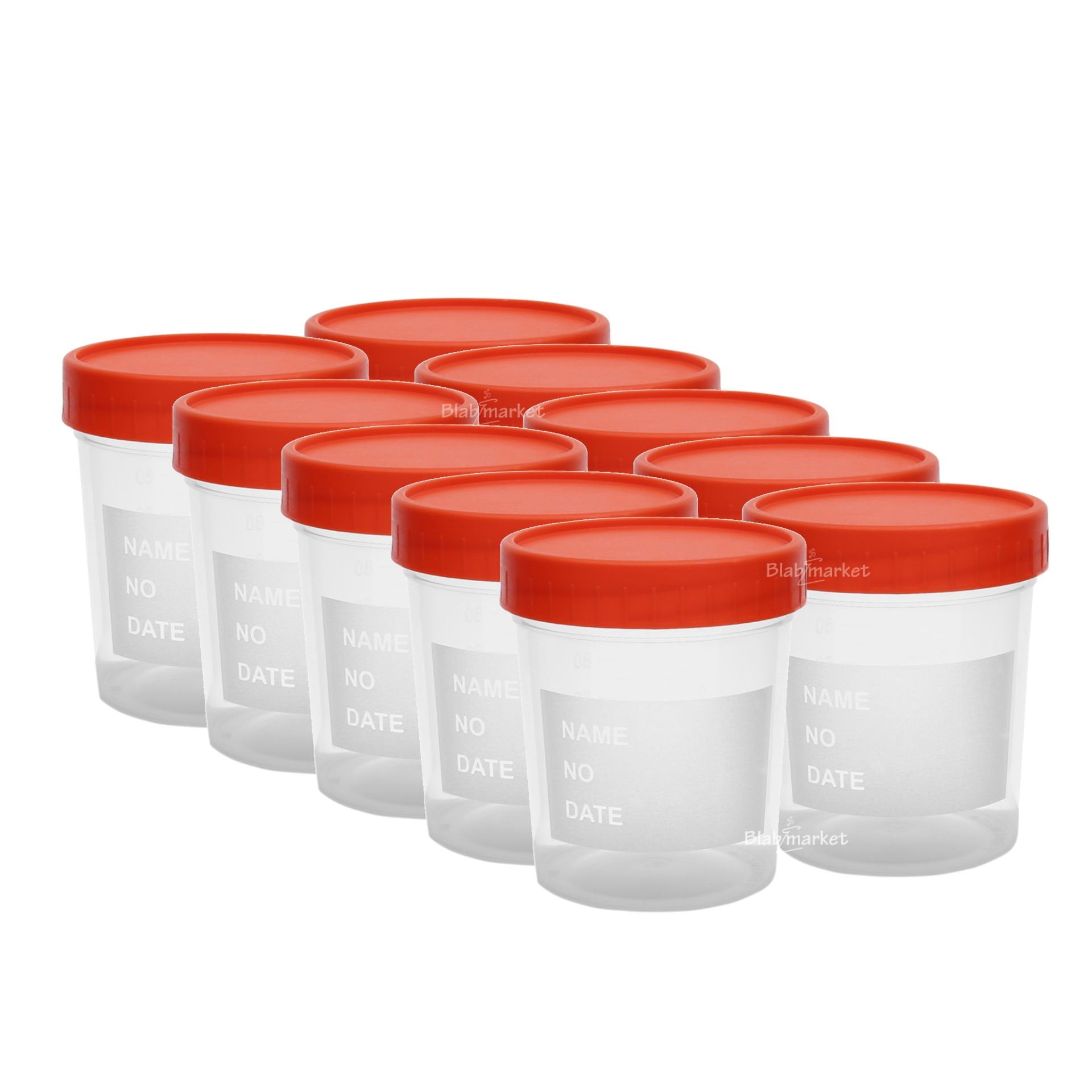 İdrar Numune Kabı 100ml - Aseptik Steril Beher 10 Adet