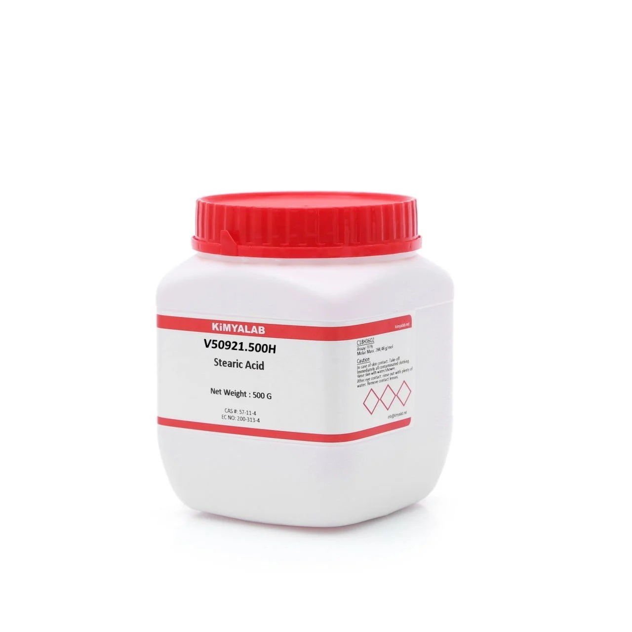 Stearik Asit 500G Şişe - Stearic Acid - C18H36O2