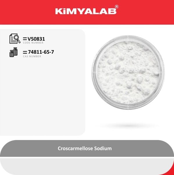 Kimyalab Kroskarmeloz Sodyum 250g - Croscarmellose Sodium