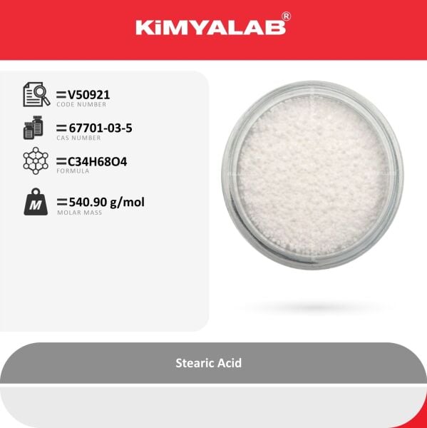 Kimyalab Stearik Asit 500g - Stearic Acid %45