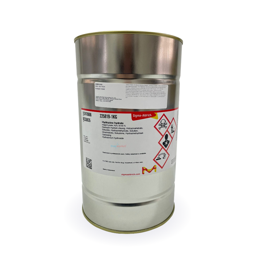 Merck Hidrazin Hidrat - 1KG Hydrazine hydrate N2H4 50-60%