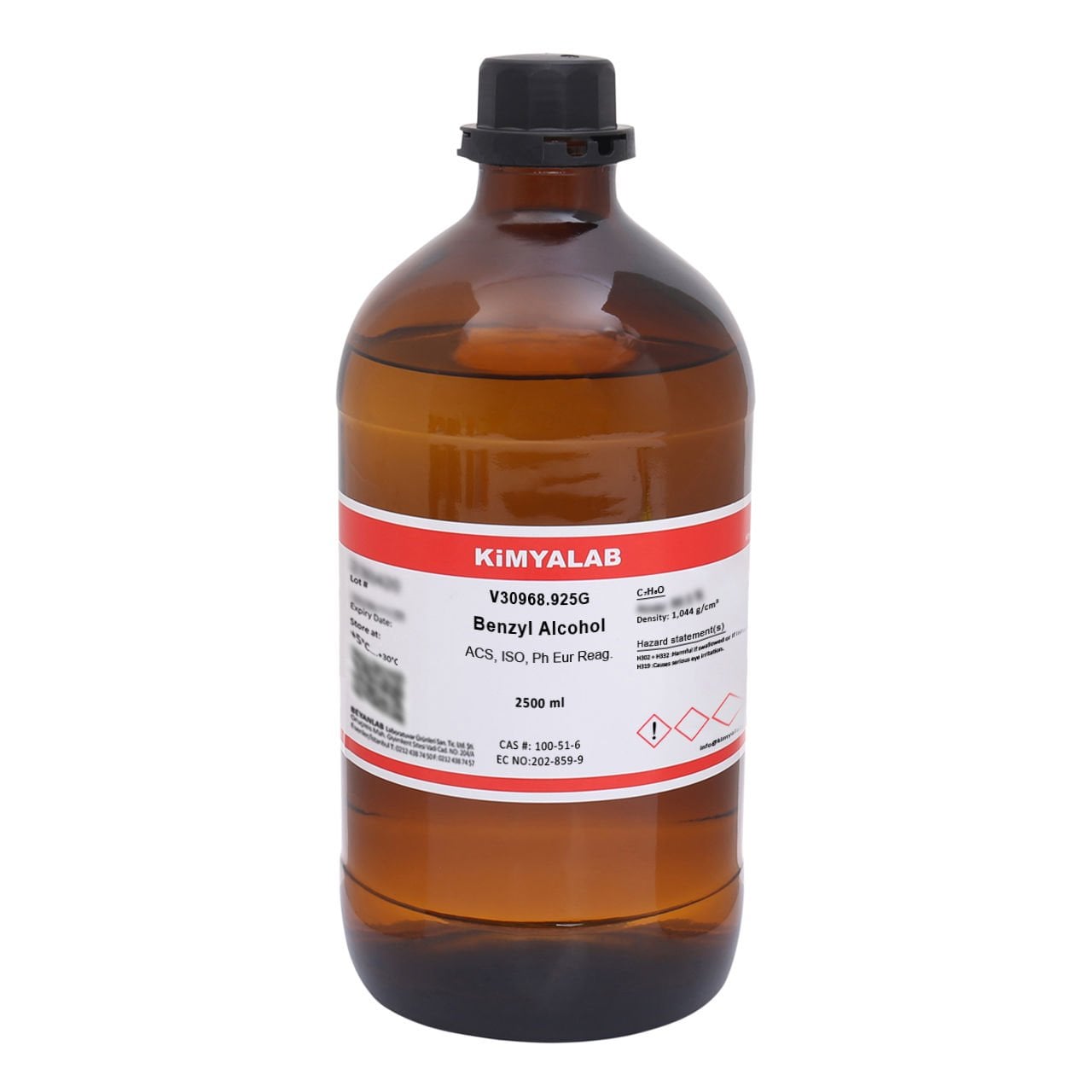 Kimyalab Benzil Alkol 2,5L - Benzyl Alcohol