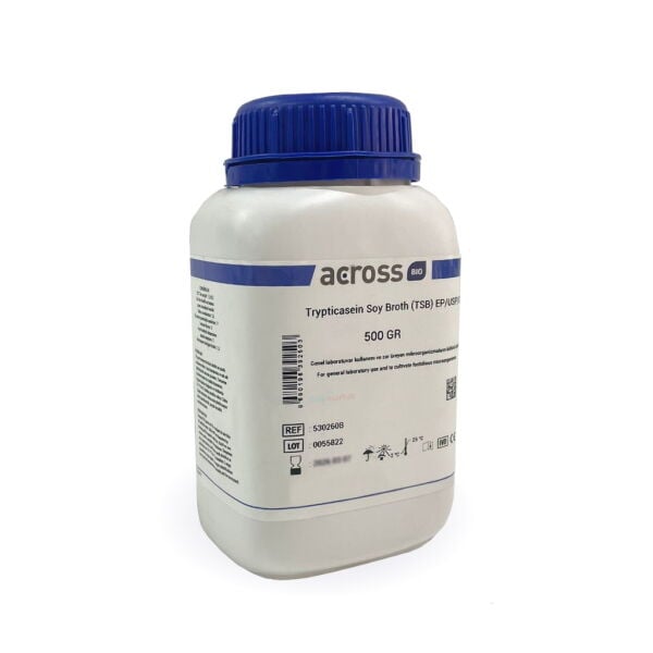 Across Bio 530260B Trypticasein Soy Broth - Tryptic Tryptone Soya Broth -  TSB - 500G