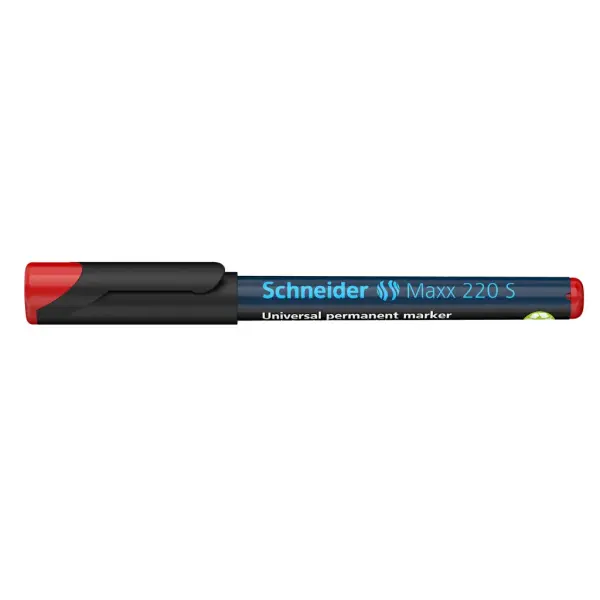 Schneider Maxx220 Asetat Kalemi Kırmızı - 0.4 S - Cam Kalemi