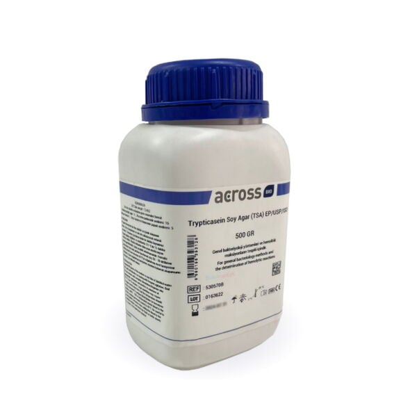 Across Bio 530570B Trypticasein Soy Agar - Tryptic Tryptone Soya Agar -  TSA - 500G
