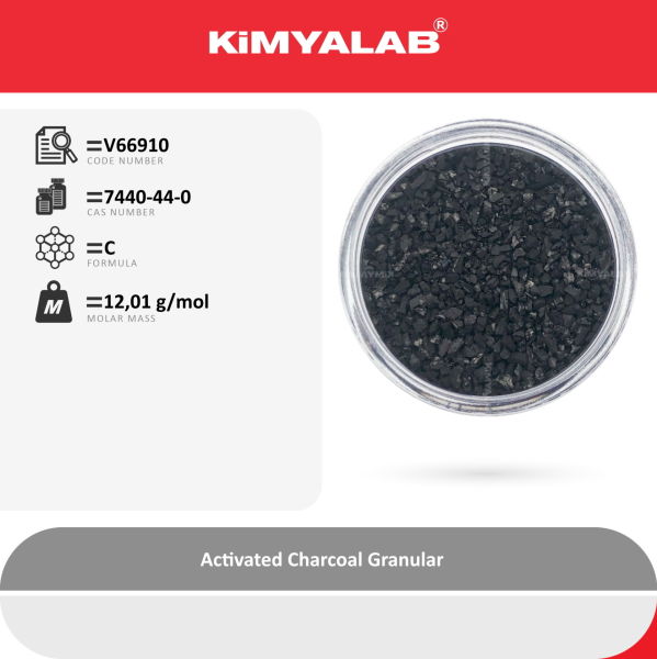 Kimyalab Aktif Karbon Granül - Coconut Bazlı - Activated Carbon - 3 Kg-HDPE Varil