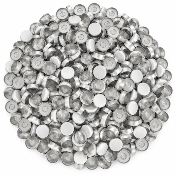 Borox Alüminyum Kapak - 20mm Flakon Vial Kapağı Beyaz 1000li