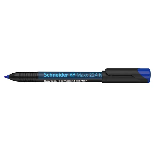 Schneider Maxx224 Asetat Kalemi Mavi - 1.0mm M - Cam Kalemi