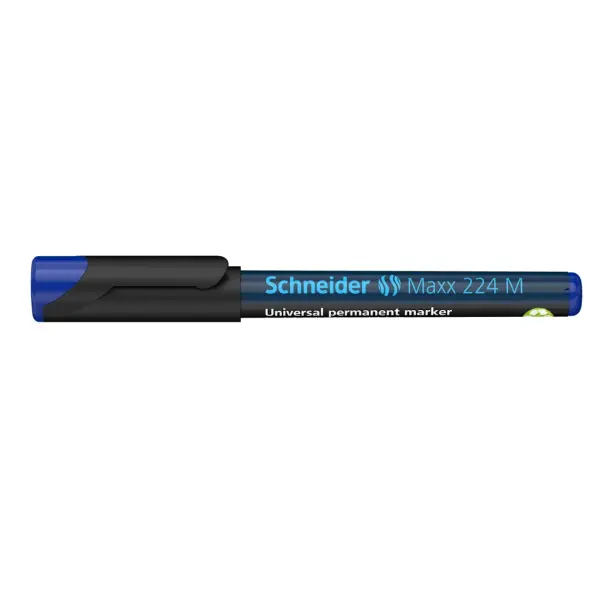 Schneider Maxx224 Asetat Kalemi Mavi - 1.0mm M - Cam Kalemi