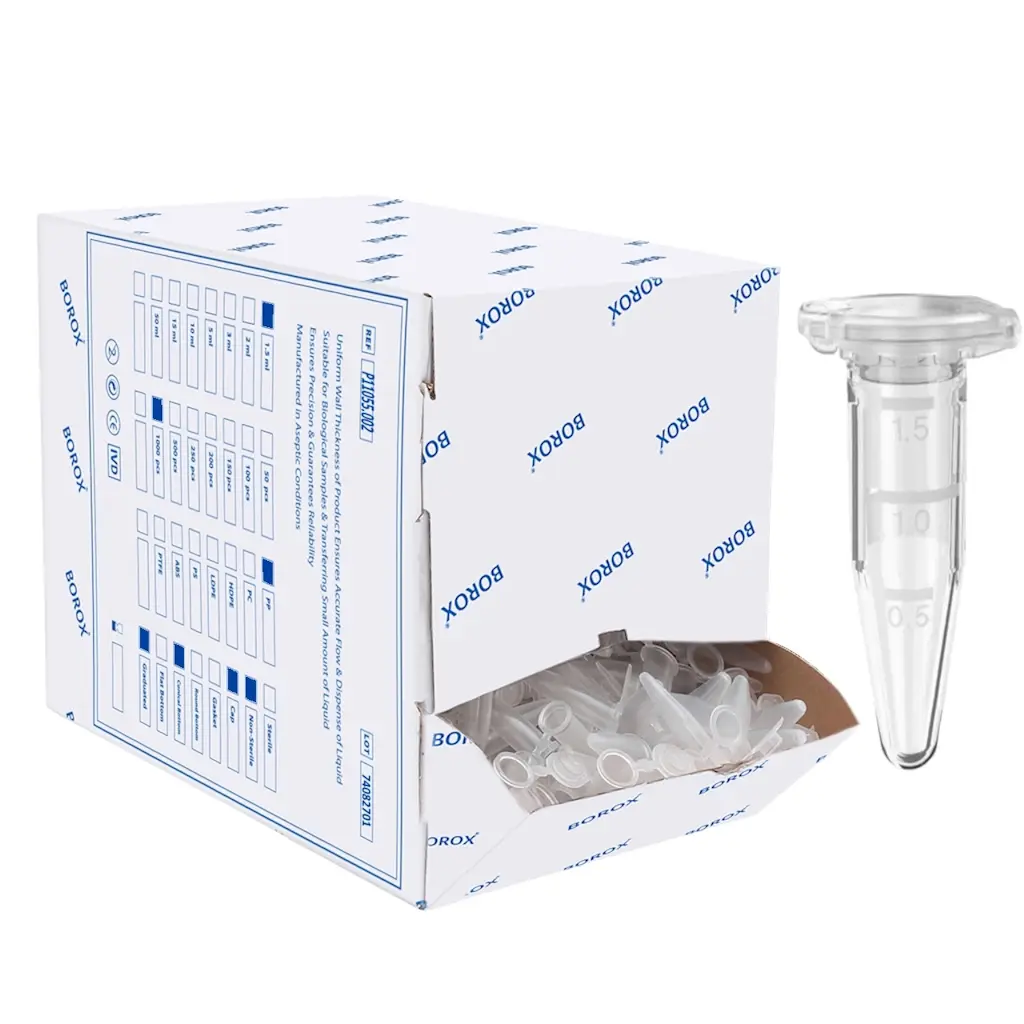 Eppendorf Tüpü 1.5ml - Mikrosantrifüj Ependorf Tüpü 1000Adet