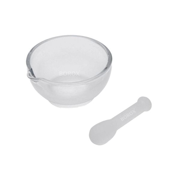 Borox Cam Havan Tokmaklı 120 mm - Havan ve Eli - 10 set-paket