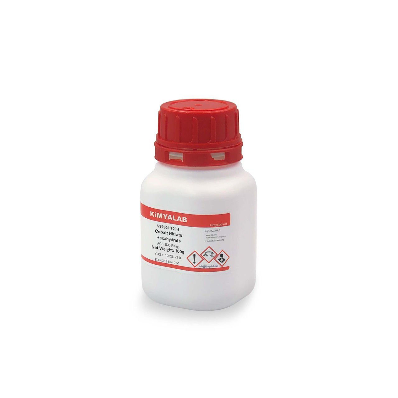 Kimyalab Kobalt Nitrat 100g - Cobalt II Nitrate Hexahydrate